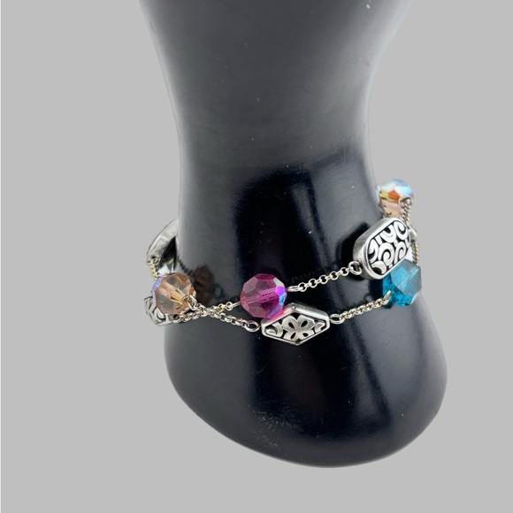 Brighton Elegant Beaded Bracelet Rare.
Bon Vivant COLORFUL CRYSTAL Bracelet - Picture 4 of 5